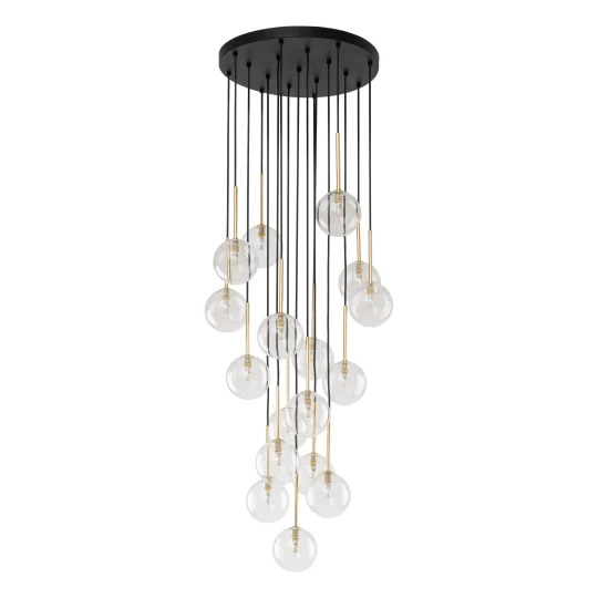 Lampa wisząca NILOS Czarny / złoty G9 MAX 6W 5945 TK Lighting