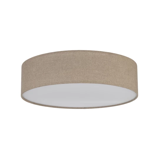 Lampa sufitowa plafon EARTH Ø60 cm, lniany abażur, gwint 4*E27 10166 TK Lighting