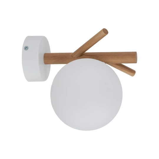 Kinkiet SHERON kolor Biały/Sosna 5307 TK Lighting