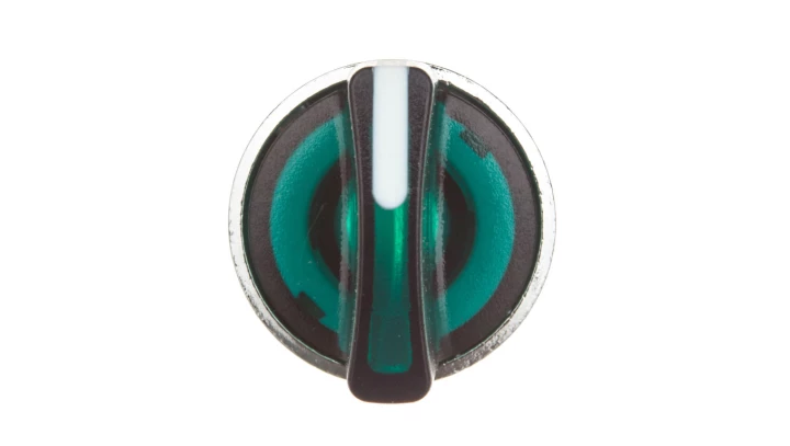 Głowica przełącznika sterowniczego 3-położeniowego 22mm zielona podświetlana IP69K ZB4BK1733