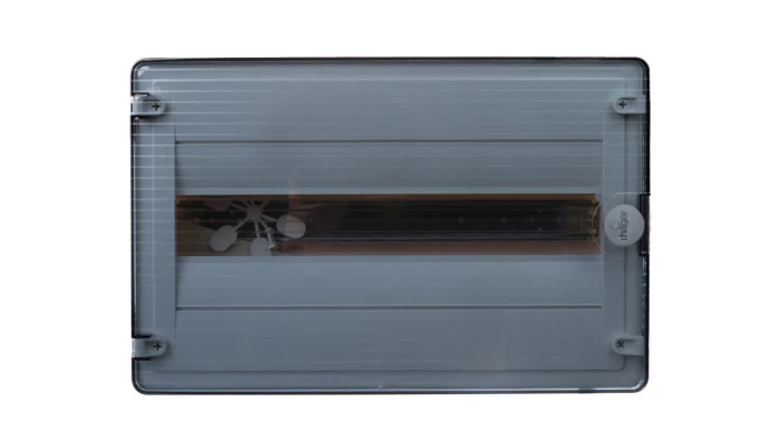 Rozdzielnica modułowa 1x18 natynkowa IP40 Golf (drzwi transparentne) VS118TD