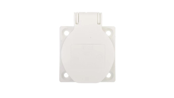 Gniazdo tablicowe 10/16A 2P+Z 230V białe IP54 1050-0ws