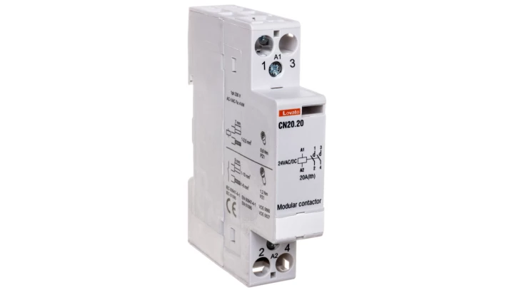 Stycznik modułowy 20A 2Z 0R 24VAC/DC CN2020024