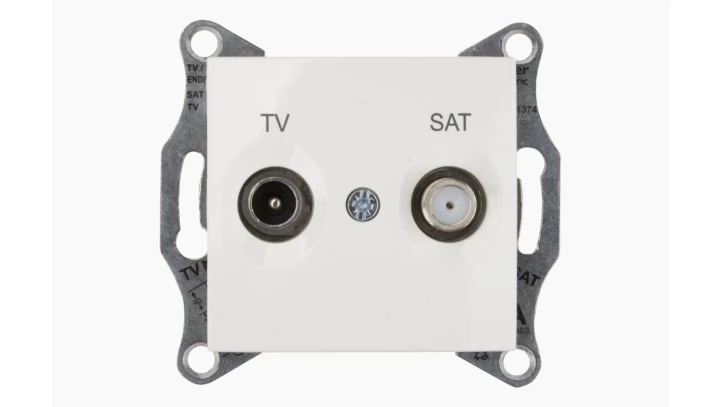Sedna Gniazdo antenowe TV/SAT końcowe 1dB kremowe SDN3401623