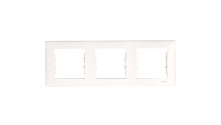 Sedna Ramka potrójna pozioma biała SDN5800521