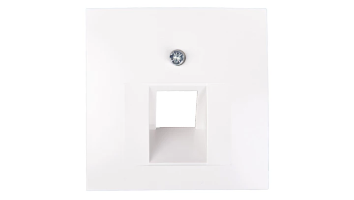 Berker/B.Kwadrat Element centralny gniazda przyłączeniowego 1xUAE śnieżnobiały 5314078989