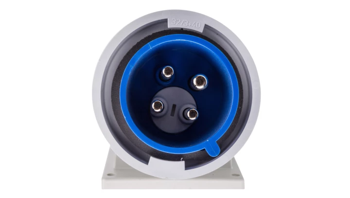 Wtyczka tablicowa (zwrotnica faz) 32A 4P 230V niebieska IP67 TWIST 778242-9