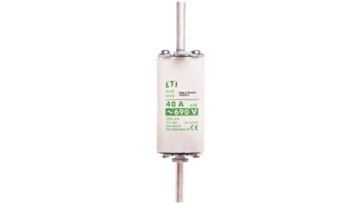 Wkładka bezpiecznikowa NH0 40A aM 690V WT-0 004112130