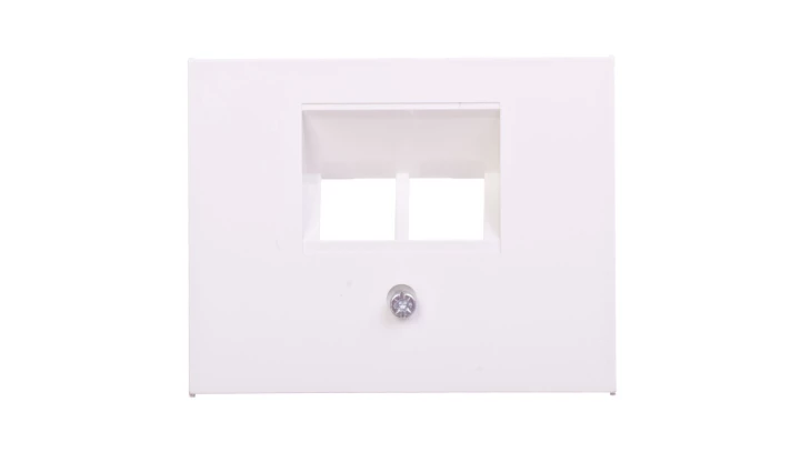 K.1 Element centralny do gniazda UAE RJ11 RJ12 RJ45 kat.3, 5e, 6 45st śnieżnobiały 14097009