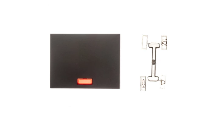 K.1 Klawisz z 5 dołączonymi soczewkami antracyt mat lakierowany 14157006