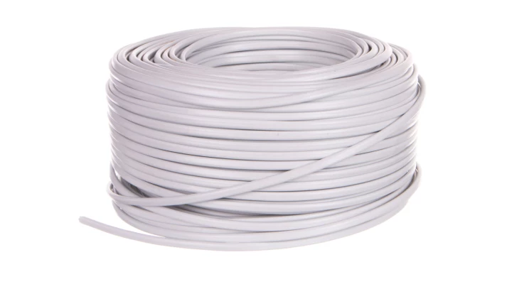Przewód płaski H03VVH2-F (OMYp) 2x0,5 biały /100m/