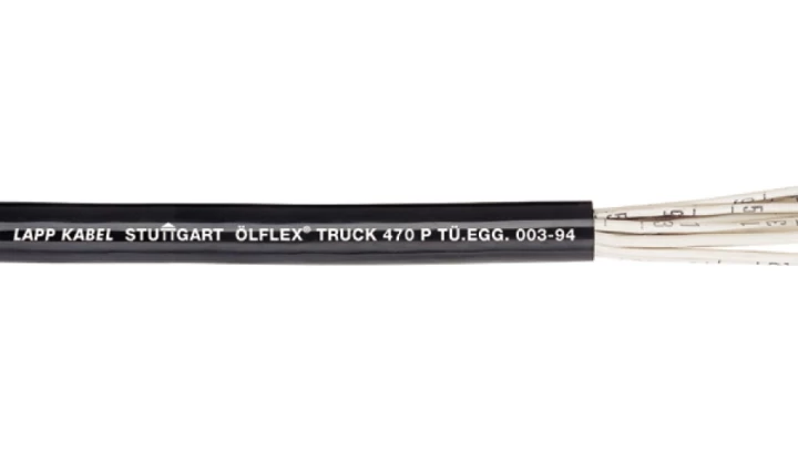 Przewód do przyczep OLFLEX TRUCK 470 P (FLRYY11Y) 2x1,5 biały/czarny 7027020 /bębnowy/