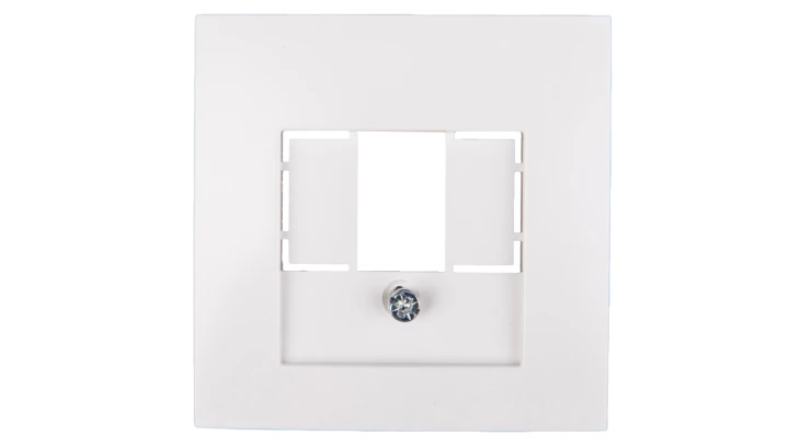 Berker/B.Kwadrat Element centralny gniazda TAE i głośnikowego biały 5310338989