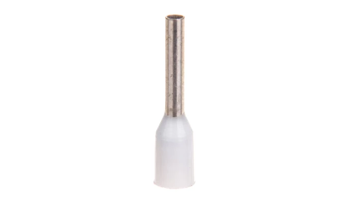 Końcówka tulejkowa izolowana TI 0,75mm2/8mm biała cynowana TI0,75L8DE /100szt./