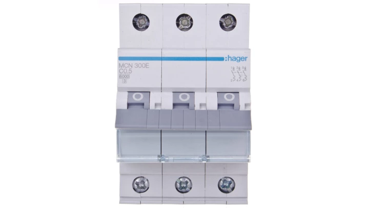 Wyłącznik nadprądowy 3P C 0.5A 6kA AC MCN300E