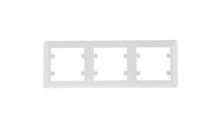 LUMINA2 Ramka potrójna pozioma biała WL5230