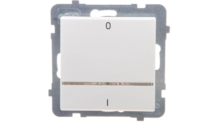 SONATA Łącznik podwójny z podświetleniem ecru ŁP-11RS/m/27