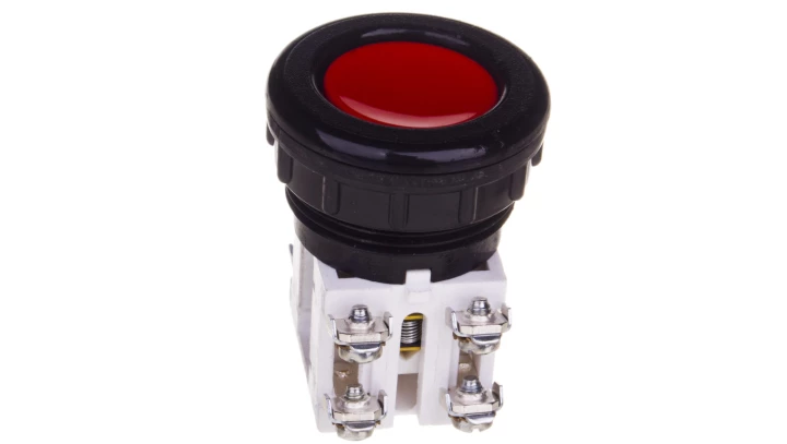 Przycisk sterowniczy 38mm czerwony 2Z 2R z samopowrotem W0-N2-1KP/W3 C