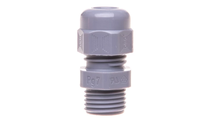 Dławnica kablowa poliamidowa PG7 IP68 V-TEC PG7 SGR srebrnoszara 2022605 /50szt./