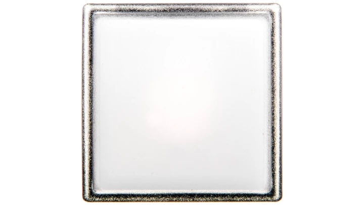 Główka lampki sygnalizacyjnej 30x30mm kwadratowa 22mm biała ZB5CV013
