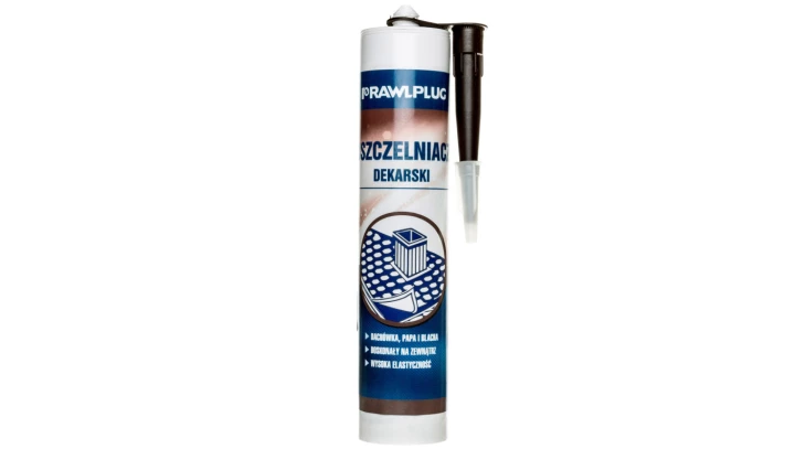 Uszczelniacz kauczukowy dekarski brązowy 300ml R-SL-DEK-04 /15szt./