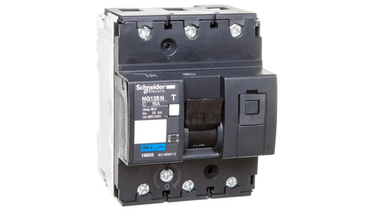 Wyłącznik nadprądowy 3P C 16A 25kA AC NG125N 18633
