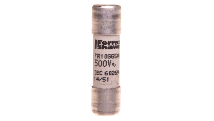 Wkładka bezpiecznikowa cylindryczna 10x38mm 6A gG 500V DF2CN06