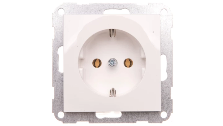 Fiorena Gniazdo pojedyncze SCHUKO 16A 250V białe 22000502