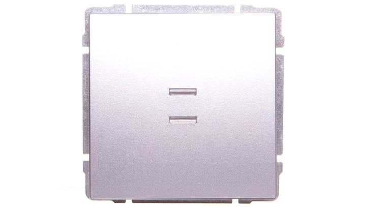 KOS66 Łącznik pojedynczy podświetlany aluminium 624011