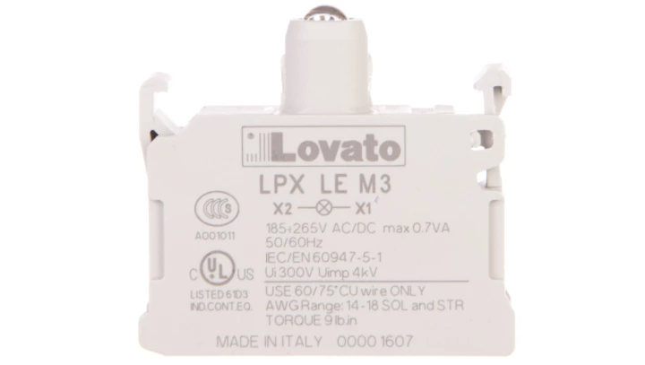 Oprawka z LED biała 12-30V AC/DC LPXLEB8