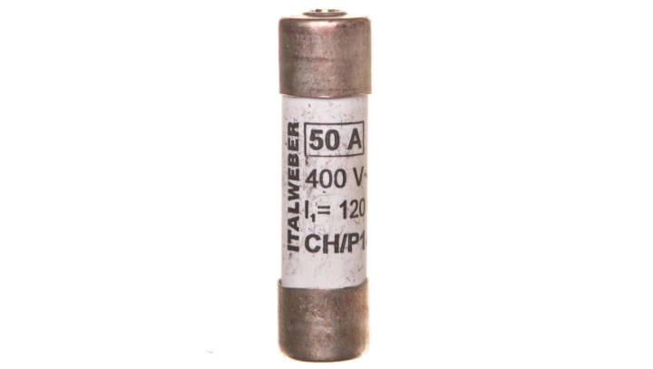 Wkładka bezpiecznikowa cylindryczna 14x51mm 50A gG 400V CH14/P /z wybijakiem/ 006711020 /10szt./