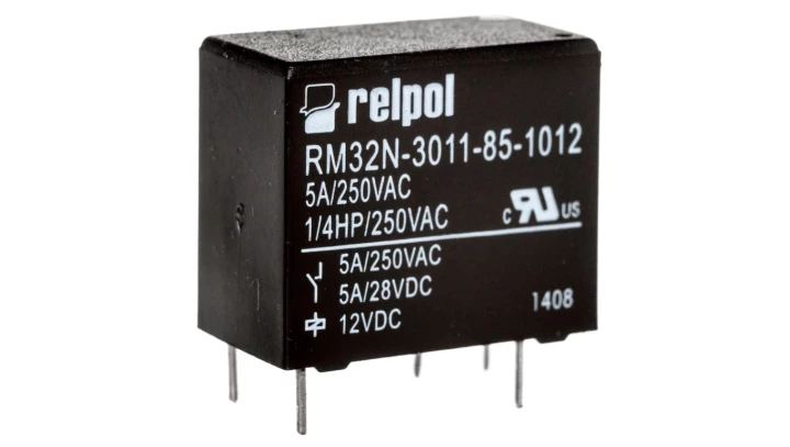 Przekaźniki miniaturowy 1P 5A 12V DC PCB RM32N-3011-85-1012 2615029