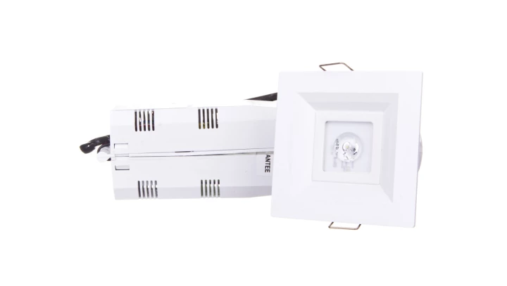 Oprawa awaryjna 3W 3h IP20 IIkl. dwuzadaniowa LOVATO P LED LVPO/3W/C/3/SA/X/WH