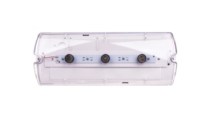 Oprawa awaryjna 3W 1h IP65 IIkl. jednostronna jednozadaniowa HELIOS W 12m HWD/3x1W/C/1/SE/X/TR