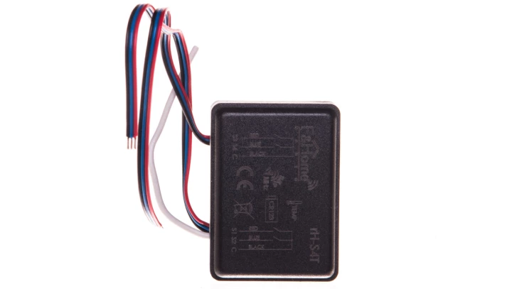 FiHome Radio Nadajnik czterokanałowy z sondą temperatury z zasilaniem bateryjnym rH-S4T