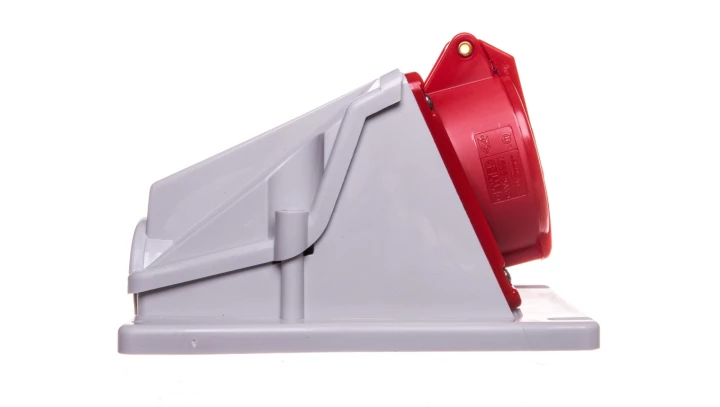 Gniazdo stałe 5P 32A 400V czerwone IP44 90 6H IEC 309 HP GW62493