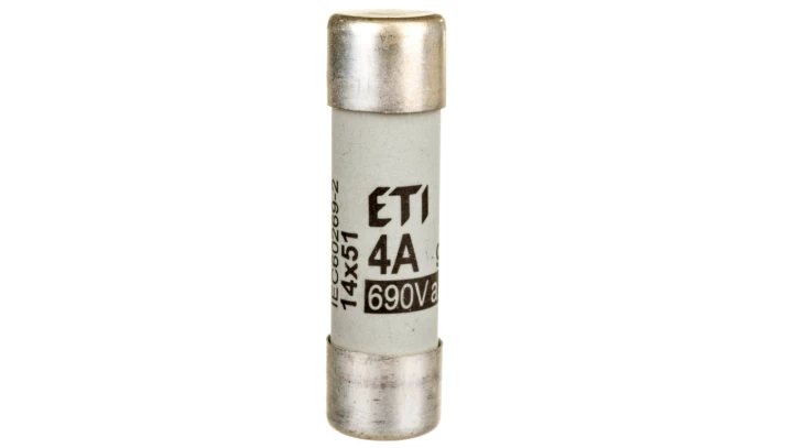 Wkładka bezpiecznikowa cylindryczna 14x51mm 4A gG 690V CH14 002630003