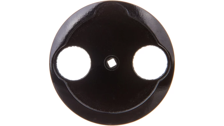 1930 Element centralny do gniazda antenowego 2-wyjściowego czarny 103921