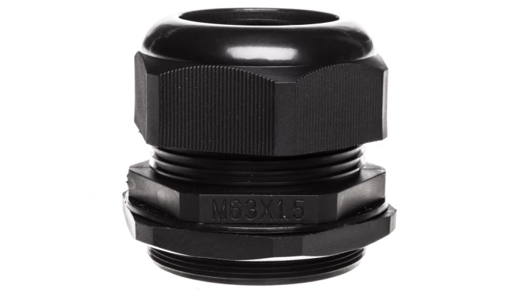 Dławnica kablowa poliamidowa M63 IP68 DP-EN 63 HM BK czarna E03DK-01040127001