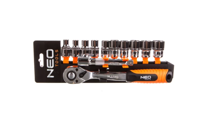 Klucze nasadowe 1/2 cala /zestaw 12szt./ 08-654