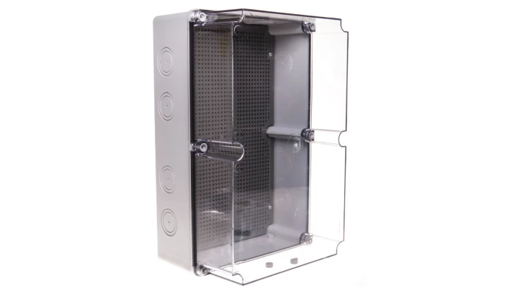 Obudowa hermetyczna natynkowa z płytą PMT5 348x228x166mm IP65 szara OH-5B.4 29.57