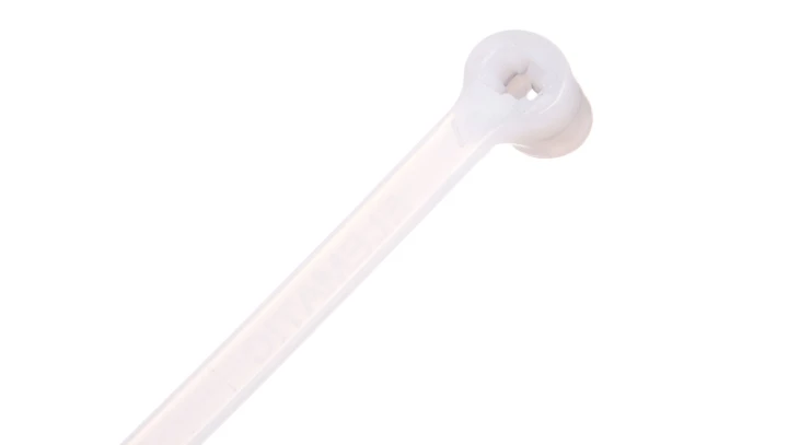 Opaska kablowa 290x4,5 biała 2-LOCK zęby stalowe BMBT3048 /100szt./