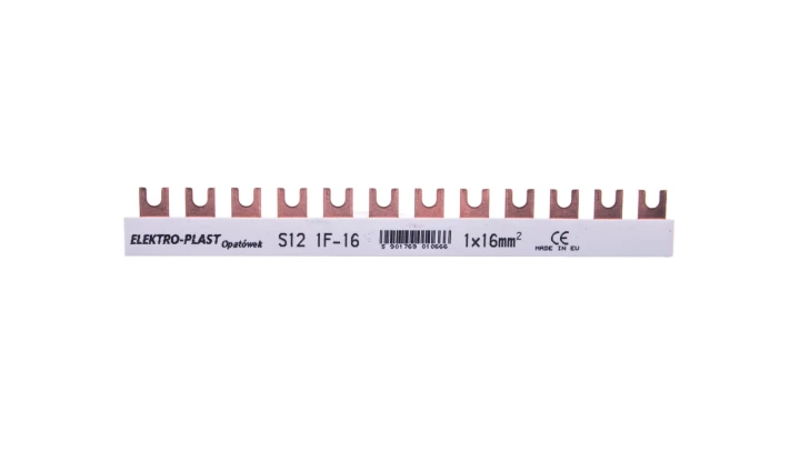 Szyna łączeniowa 1P 80A 16mm2 widełkowa (12 mod.) 1F S12 1F-10 45.121