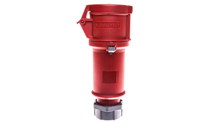 Gniazdo przenośne 4P 32A 400V czerwone IP44 ProTOP 126 MEN126