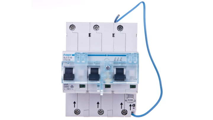 Wyłącznik nadprądowy selektywny 3P E 16A SLS HTN316E