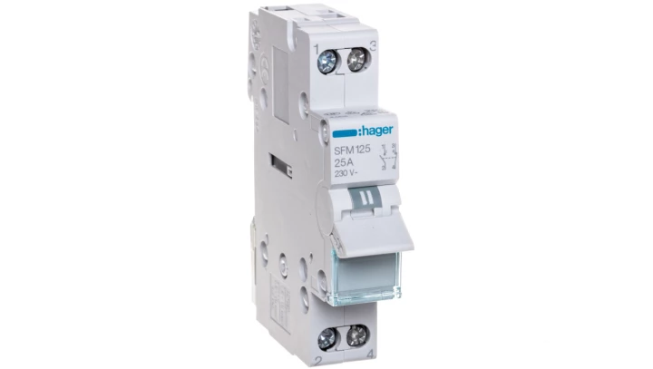 Przełącznik modułowy 1-2 25A 1P SFM125