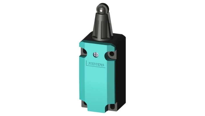 Wyłącznik krańcowy 1Z 1R migowy tworzywo 40mm trzpień z rolką 13mm IP67 3SE5132-0CD05