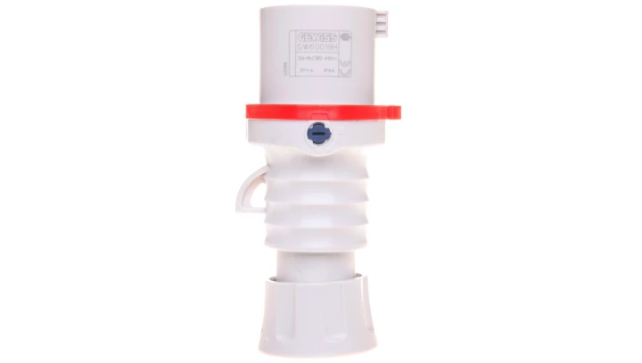 Wtyczka przenośna 4P 32A 400V czerwona IP44 6H IEC 309 HP GW60019H
