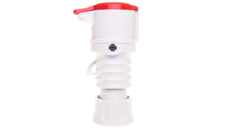 Gniazdo przenośne 5P 16A 400V czerwone IP44 6H IEC 309 HP GW62009H