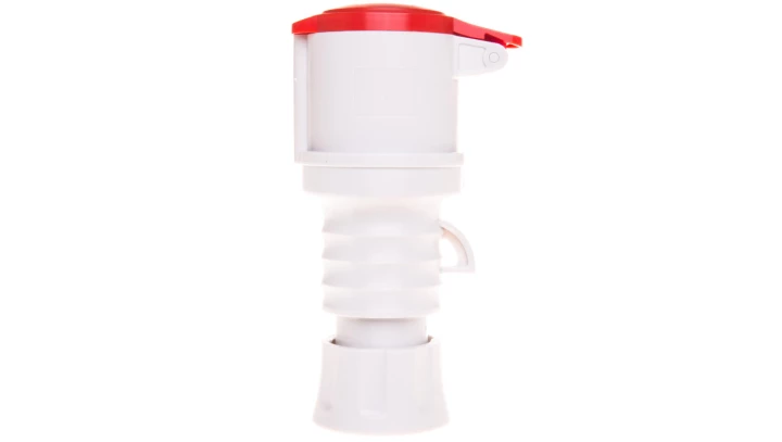 Gniazdo przenośne 4P 32A 400V czerwone IP44 6H IEC 309 HP GW62019H